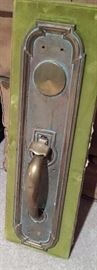 ANTIQUE BRASS DOOR HANDLE