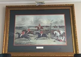 EQUESTRIAN ART PRINTS BEAUTIFULLY MATTED & FRAMED