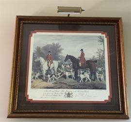 EQUESTRIAN ART PRINTS BEAUTIFULLY MATTED & FRAMED