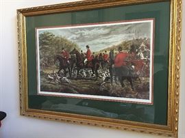 EQUESTRIAN ART PRINTS BEAUTIFULLY MATTED & FRAMED