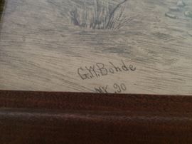Signed G. W. Bohde NY .90
