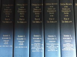OFFICIAL RECORDS OF THE UNION AND CONFEDERATE NAVIES IN THE WAR OF THE REBELLION (SET OF SERIES I)