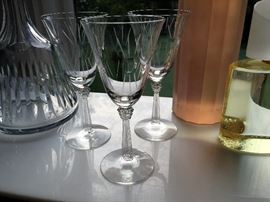 1900'S CRYSTAL STEMS