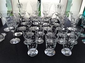CUT CRYSTAL GLASSES