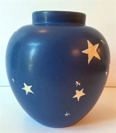 BLUE VASE BY WELLER STELLAR