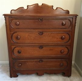 VICTORIAN CHEST 4 DRAWER
