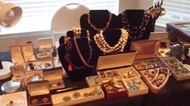 Vintage Costume, Gold & Sterling Silver, Modern Costume / Precious & Semi Precious Stones