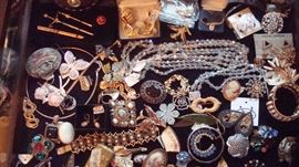 Vintage Costume, Gold & Sterling Silver, Modern Costume / Precious & Semi Precious Stones