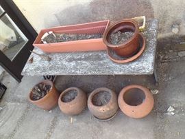 Early American Clay pots