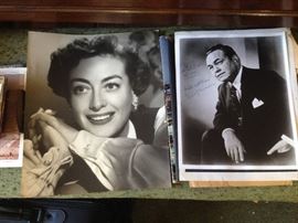 Joan Crawford , Edward G Robinson Autographs and Hollywood Memorabilia