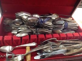 Set of silverware from The Beverly Hills Hotel via 1950s