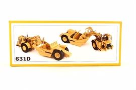 Caterpillar 631 Scraper made by Blackrat in the scale of 1:50. Manufacturer's Part Number is Unknown. Model Condition is Excellent. Box Condition is Excellent. Brand new in the box. Never Displayed!