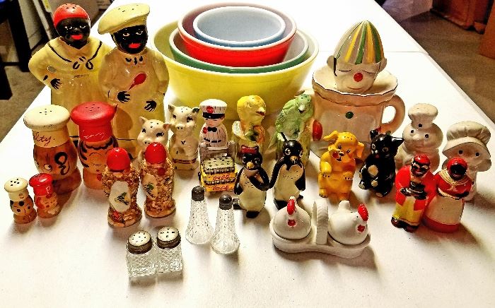 Vintage S and P sets kitchenware galore