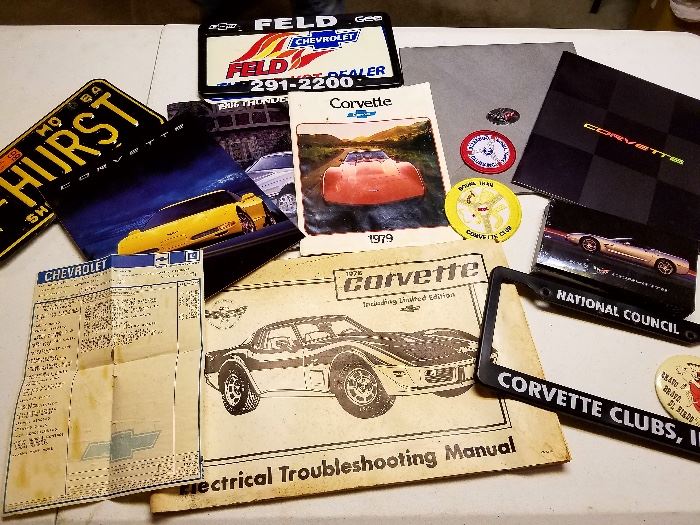 Corvette and Car items