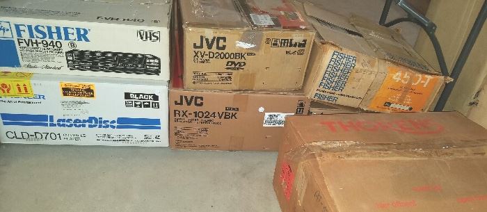 Jvc, fisher, pioneer and thorens electronics