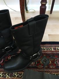 Harley Davidson Women's Leather Boots - Size 6 - 7