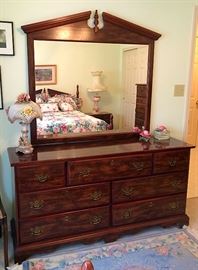 Thomasville Style Dresser with Mirror