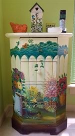 Novelty Garden Painted End Table & More