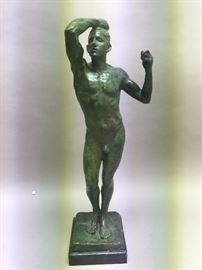 Bronze style statues