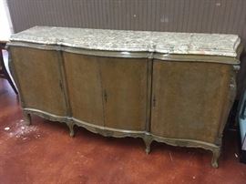 French style marble top server