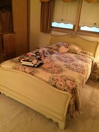 MATCHING FULL SIZE FRENCH PROVINCIAL BED-SWEET!