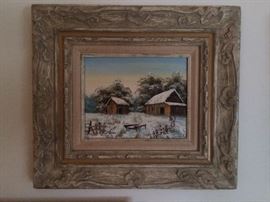 SIGNED OIL PAINTING GREAT FRAME AND CONDITION
