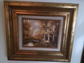 WONDERFUL SCENIC OIL PAINTING SIGNED