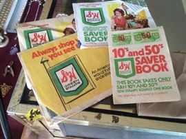 VINTAGE S&H STAMP BOOKS