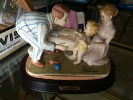 NORMAN ROCKWELL PARENTS W/ INFANT 