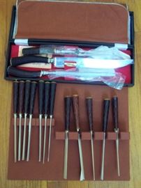 Vintage Stag Horn Handle Knives