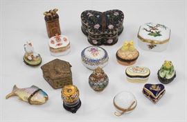 Collection of Limoge Boxes all signed and numbered