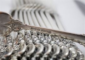 61 pcs of Wallace Grand Baroque Sterling Flatware
