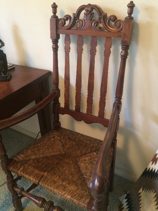 Sturdy antique chair