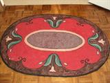 Hand made hooked rug