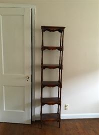 K1 Tall shelf made in Vietnam, 14" W 8" D 68" H