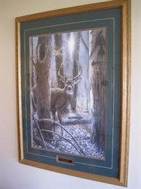 Kevin Daniel deer print (Glimpse of Power).