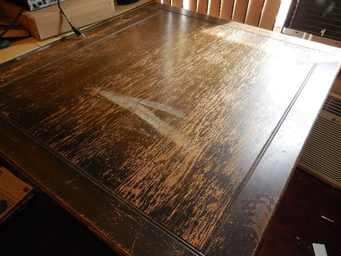 Top of Dining Room Table.Found as is.Needs Re Finishing, Re Purposing. 