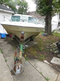 In Board. Boat with Trailer $175