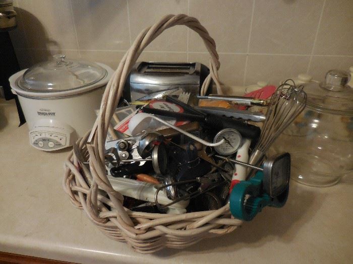 TONS OF UTENSILS..this is the 1st Basket!!