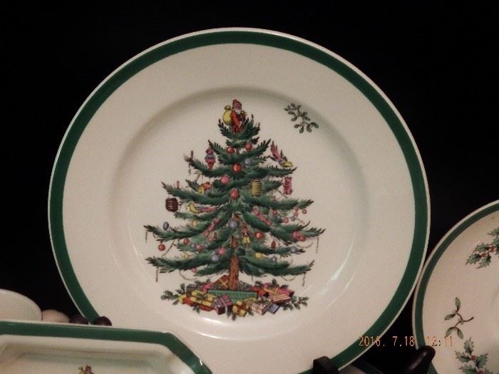 Spode China from England Christmas Tree pattern