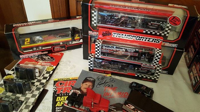 Signed Nascar collectibles
 Dale Earnhardt