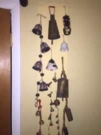 COLLECTION OF COW BELLS