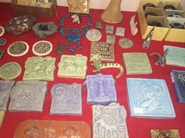 GLAZED POTTERY TILES
