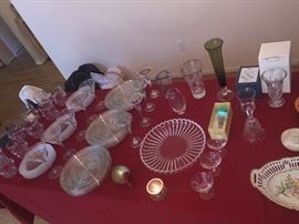 GLASSWARE AND CRYSTAL