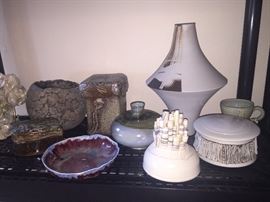 BEAUTIFUL HANDMADE POTTERY-SIGNED BY ARTIST