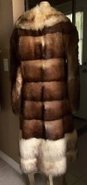 Back of fur coat 