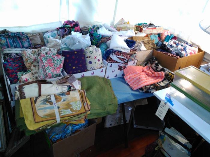 Loads of fabric, lots of vintage, tons of fun!