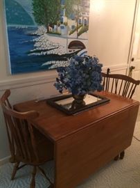 haywood wakefield maple dinette set