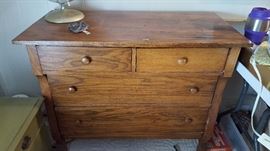 second view of the oak chest