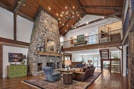 Great Room, 21 ft x 12 ft Persian Carpet and Furnishings